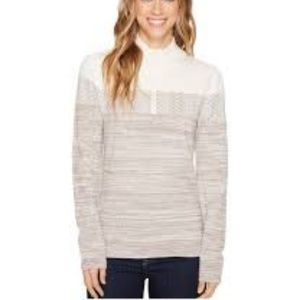 Prana Rosalia quarter-zip sweater